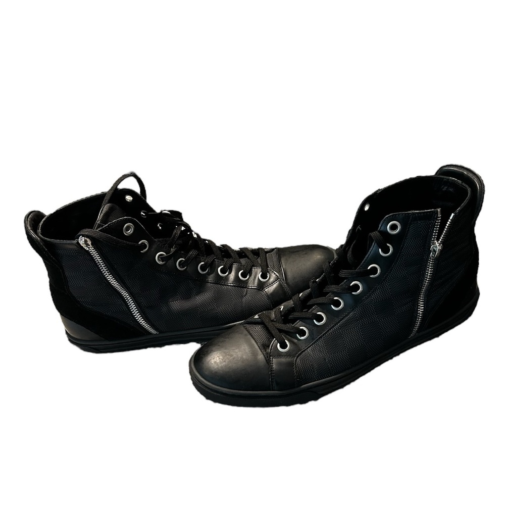 COPY - Used Men Mid top LV Louis Vuitton Sneakers without box sz11 zip ups